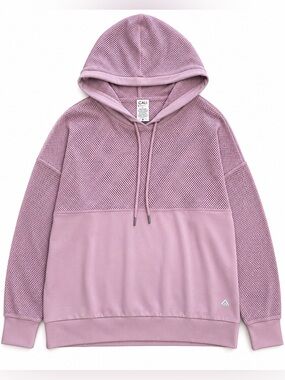 Cali Sport Mesh Performance Hoodie Pullover Pink Large